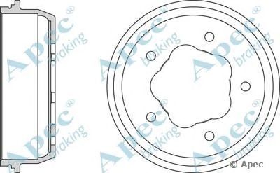 APEC BRAKING drm9520 -  Тормозной барабан